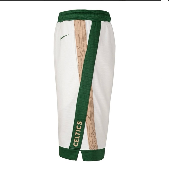 Nike Boston Celtics Youth City Edition NBA Basketball Dri-Fit Shorts - Picture 2 of 10